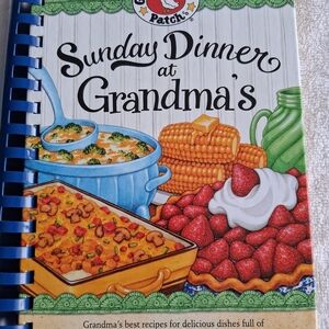 Sunday Cookbook with Blue, Green, Yellow, Red Cover - Sunday